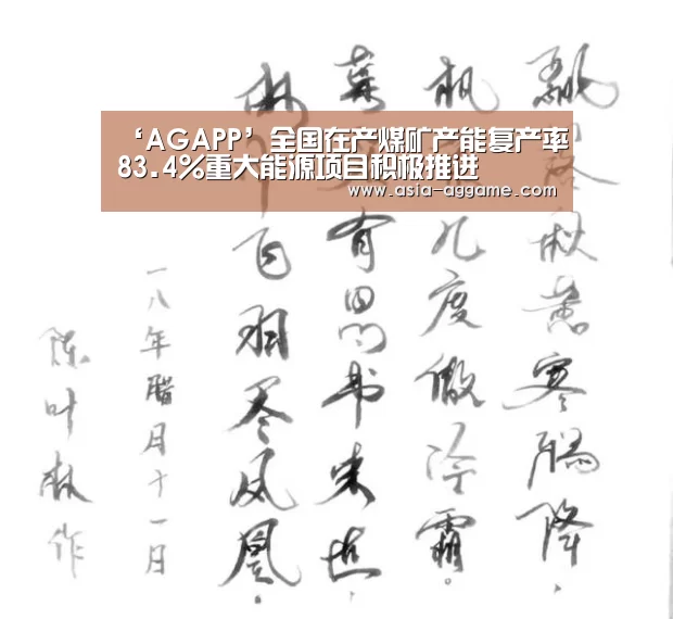 ‘AGAPP’全国在产煤矿产能复产率83.4%重大能源项目积极推进(图4)